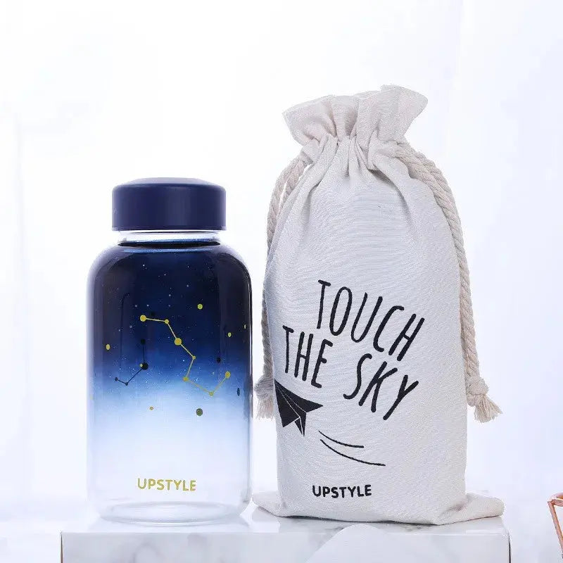 Gourde d'Eau en Verre Borosilicate avec Manchon 600ml