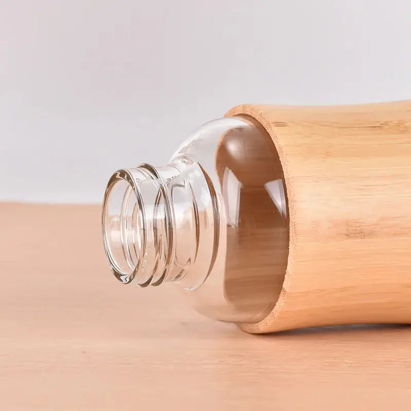 Gourde d'Eau en Verre borosilicate incassable Bambou 500ml