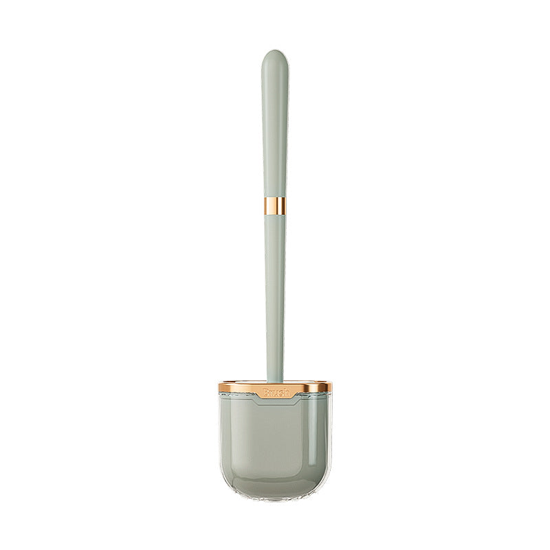 Brosse WC en Silicone Luxueuse sans Angle Mort