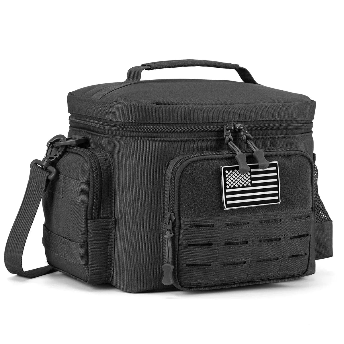 Sac Isotherme Repas Tactique Militaire Homme 13L (Noire)
