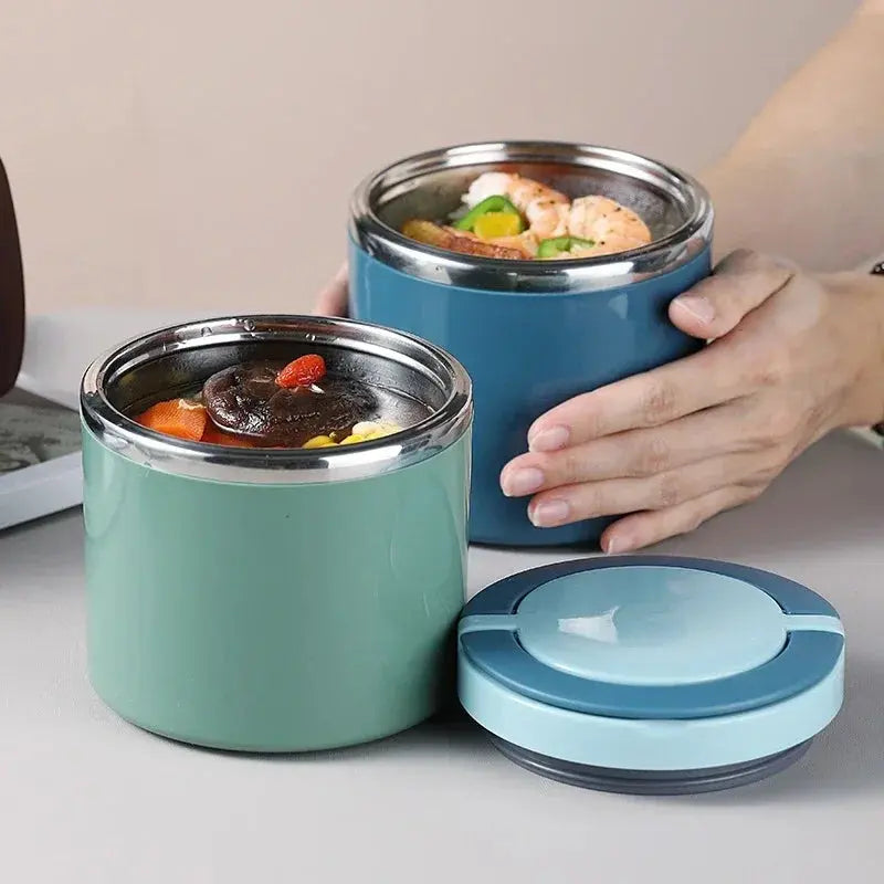 Thermos Alimentaire Chaud 12H Bleu 1L