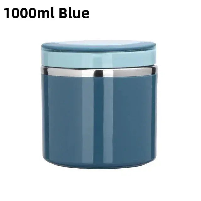 Thermos Alimentaire Chaud 12H Bleu 1L