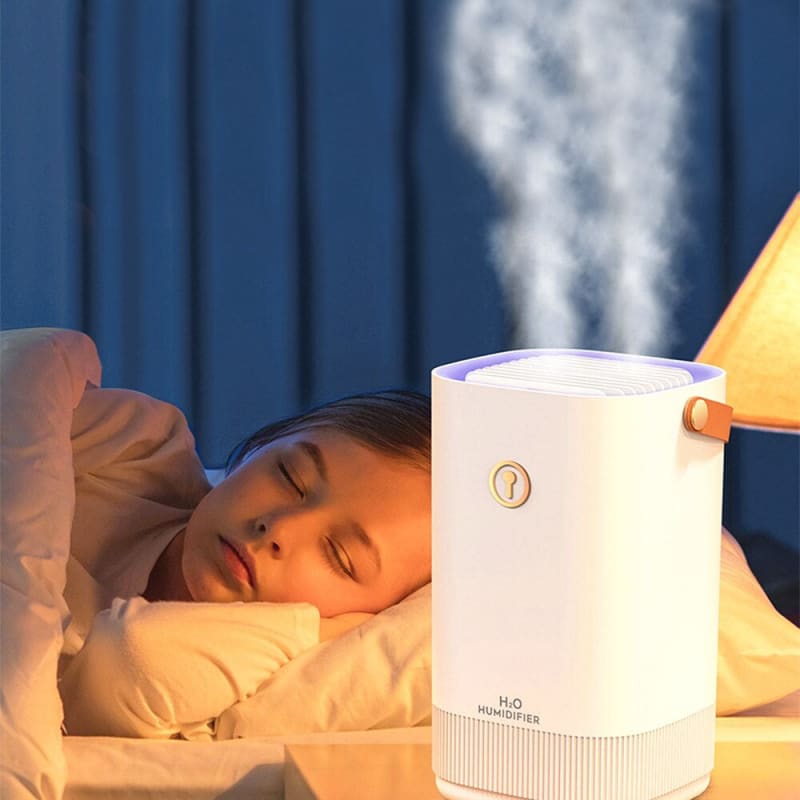 Humidificateur d'air XXL double diffusion 3L - DOLPIO