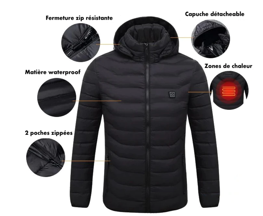 Veste Chauffante Unisexe